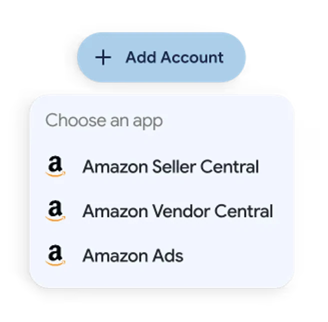 Připojte své firemní účty Amazon