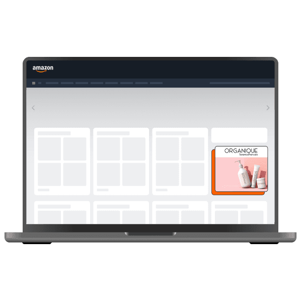Umístění reklamy Amazon Sponsored Display